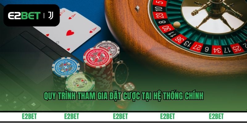 Quy trình tham gia đặt cược tại hệ thống chính
