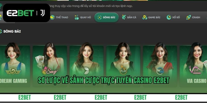 Sơ lược về sảnh cược trực tuyến Casino E2BET