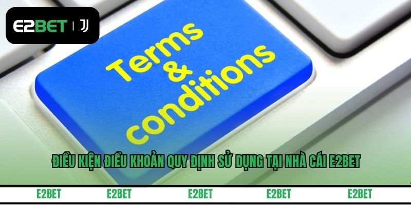 Điều Kiện Điều Khoản Quy Định Sử Dụng Tại Nhà Cái E2BET