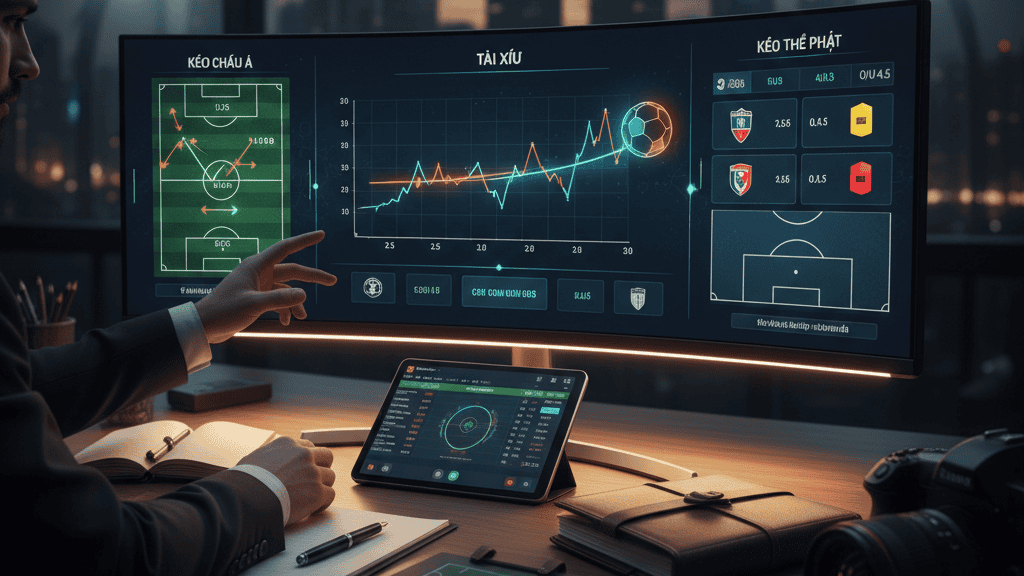 Hướng dẫn bắt kèo bóng đá: Cách đọc kèo châu Á, tài xỉu, kèo thẻ phạt chuẩn chỉnh