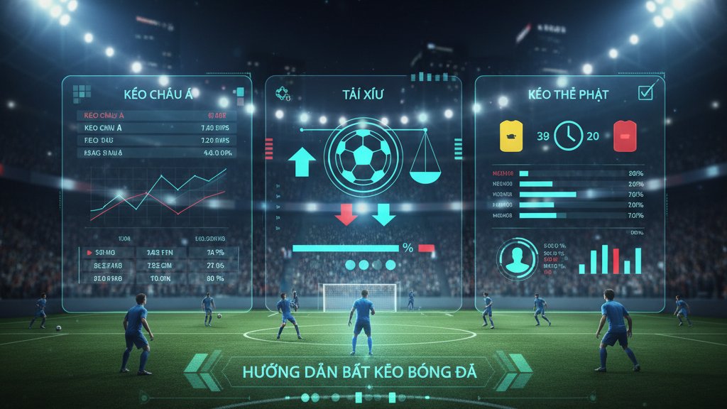 Hướng dẫn bắt kèo bóng đá: Cách đọc kèo châu Á, tài xỉu, kèo thẻ phạt chuẩn chỉnh