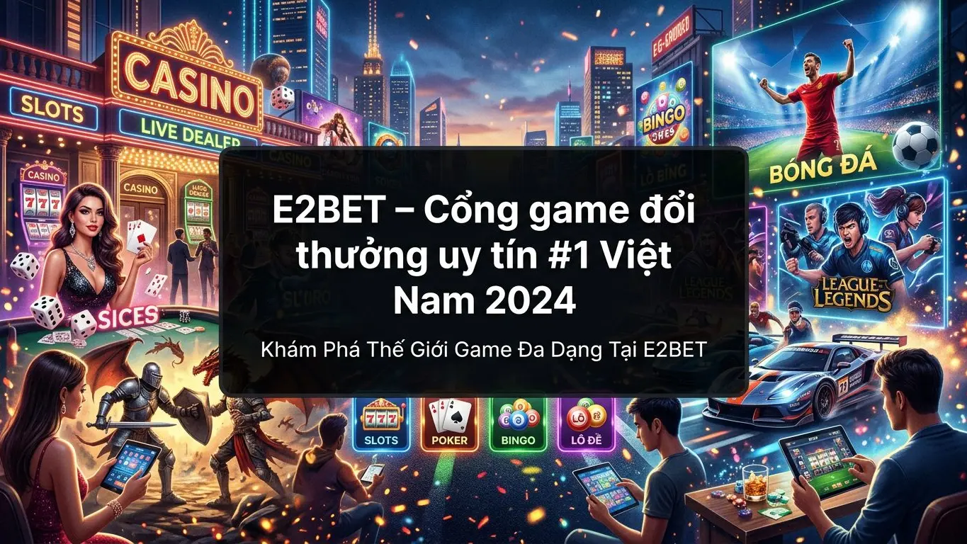 E2BET – Cổng game đổi thưởng uy tín #1 Việt Nam 2024